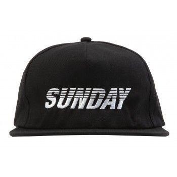 Casquette Sunday Shredd 5-Panel Unstructured Noir