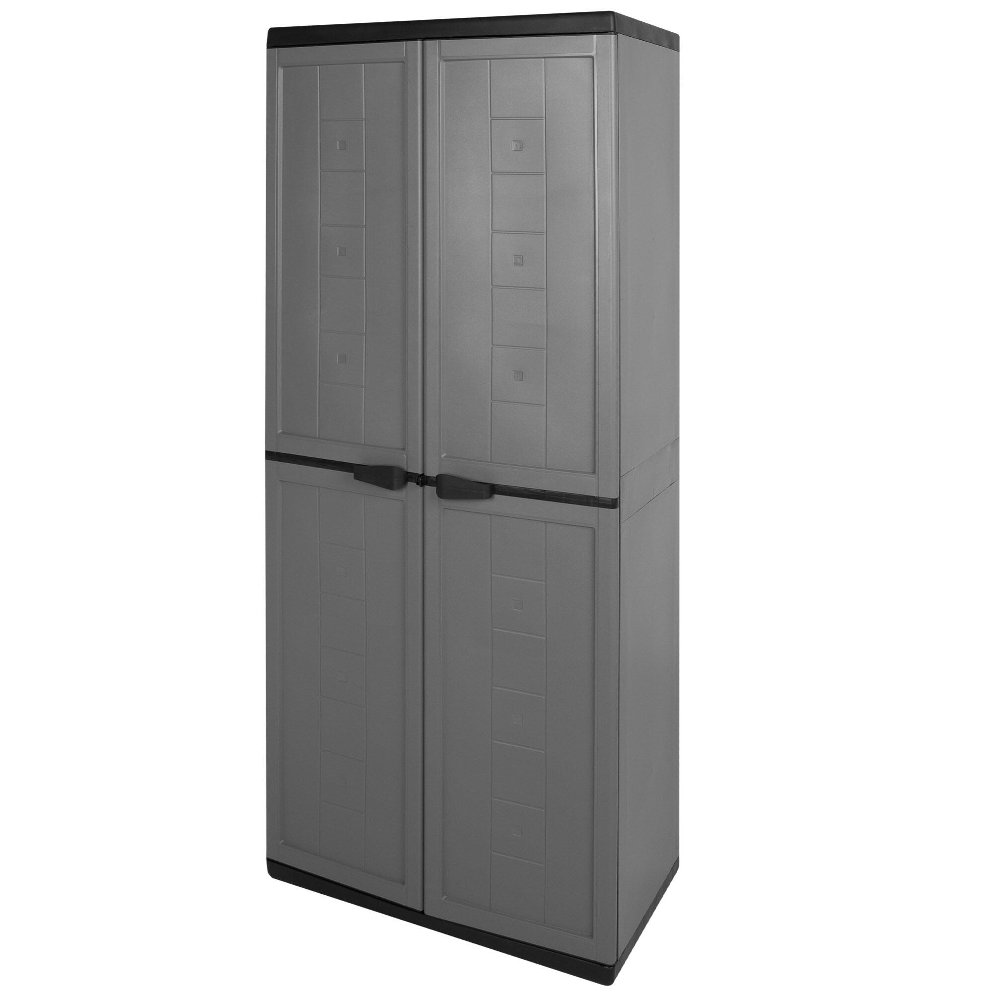Curver armário alto em resina 3 prateleiras 68x39x166 cm