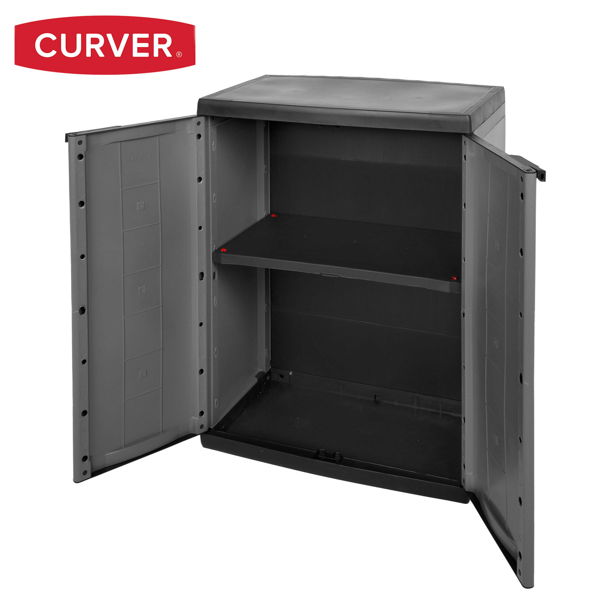 Curver Armário sob resina 1 prateleira 68x39x87 cm 5/7
