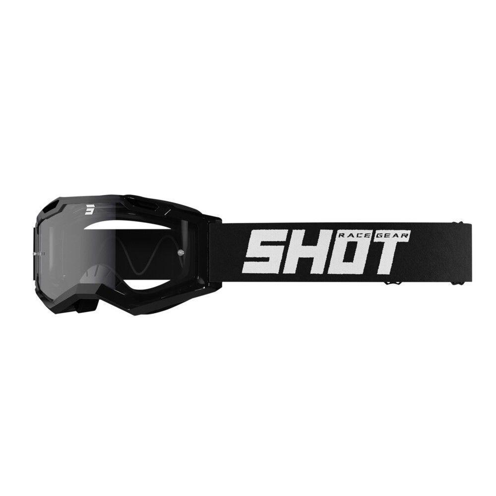 Masker Shot Assault 2.0 Effen Enduro Zwart Glanzend 2/2