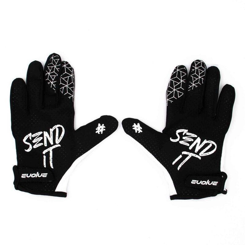 Gants Evolve Send It Adulte Blanc/Noir