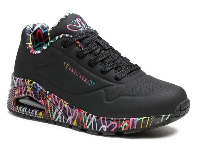 Buty na co dzień damskie SKECHERS UNO LOVING LOVE 2/5