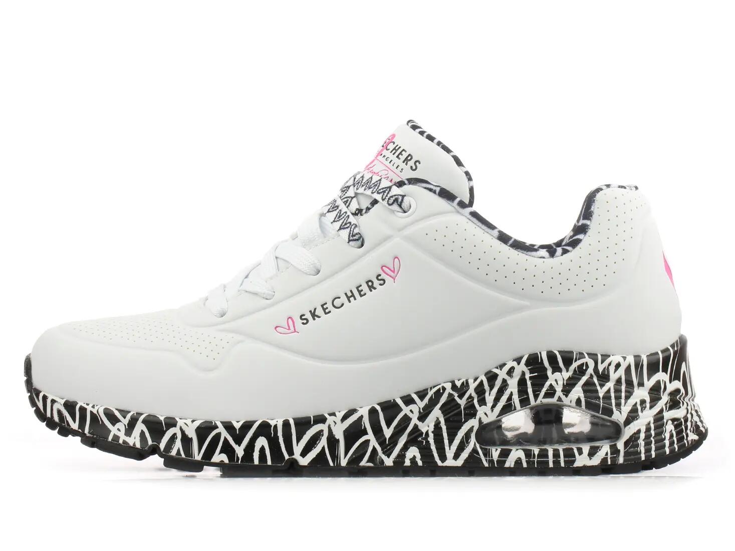 Buty na co dzień damskie SKECHERS UNO LOVING LOVE 4/4