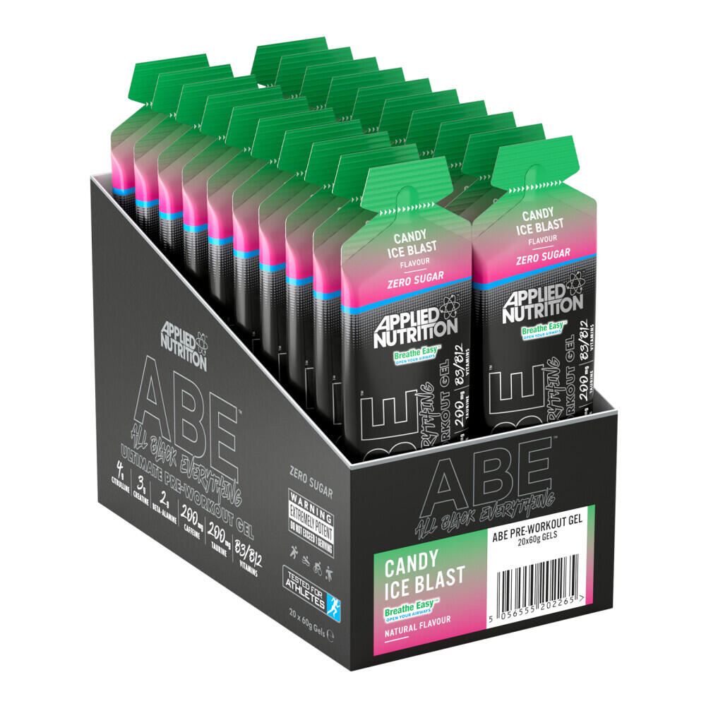 Applied Nutrition - Pre-workout - Abe Gel - Glace Aux Bonbons Pack De 20 - Pre-workout - Taille Unique - Decathlon