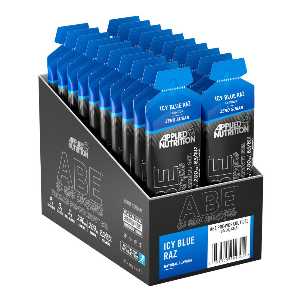 Applied Nutrition - Pre-workout - Abe Gel - Framboise Bleue Glacée Pack De 20 - Pre-workout - Taille Unique - Decathlon