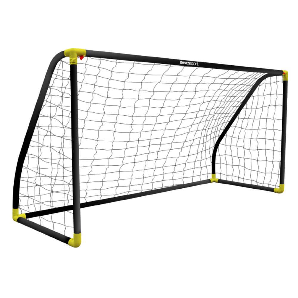 DEVESSPORT Devessport Portería de Fútbol PVC Negra 180x91x120 cm
