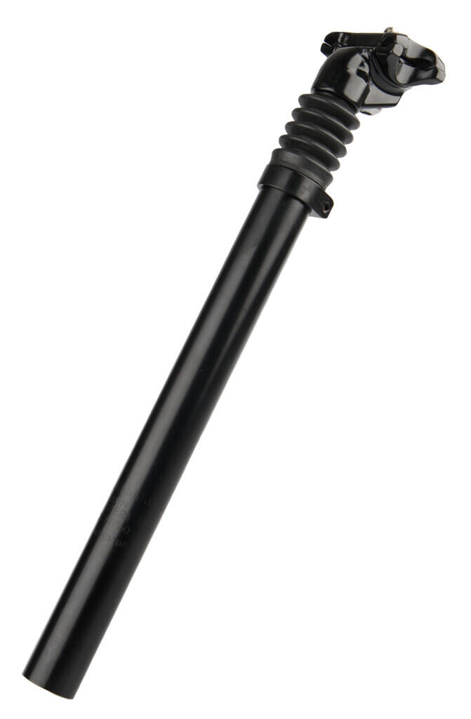 KALLOY Kalloy Zadelpen verend ø27.2 / 350mm aluminium - zwart