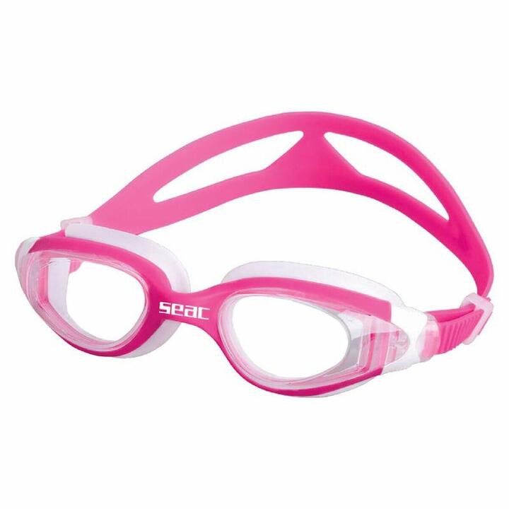 Lunettes De Piscine Osprey Balbuzard Adultes - Teintées Rose/blanc - Sangle Ajustable - NEUVES