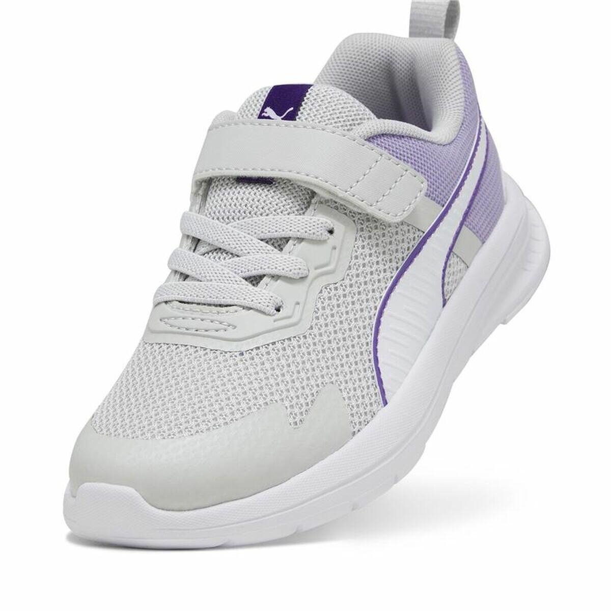 Sapatilhas de Desporto Infantis Puma Evolve Run Mesh Cinzento claro 4/5