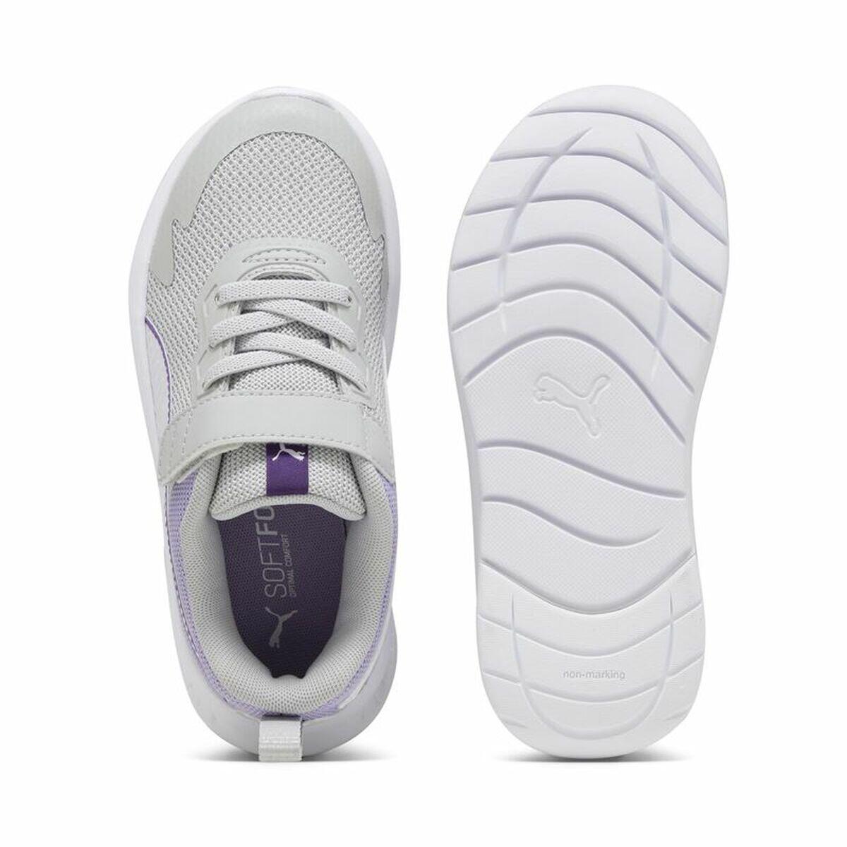 Sapatilhas de Desporto Infantis Puma Evolve Run Mesh Cinzento claro 3/5