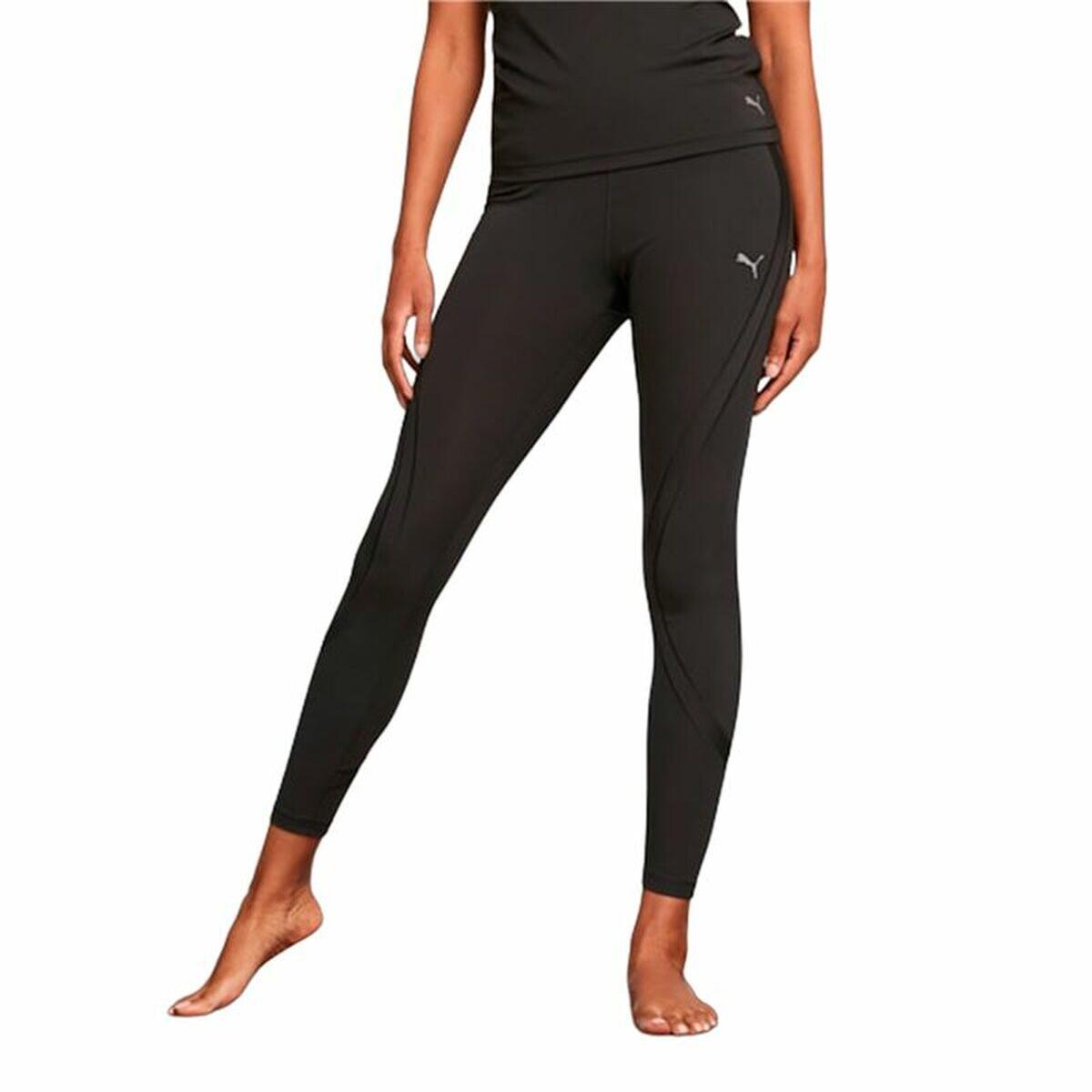 Leggings de desporto de mulher yoga puma studio ultrabare preto