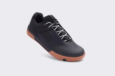 Mtb fietsschoenen stamp lace platte schoenen - zwart