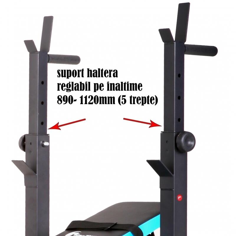 Banca reglabila multifunctionala FitTronic® Atletic B400