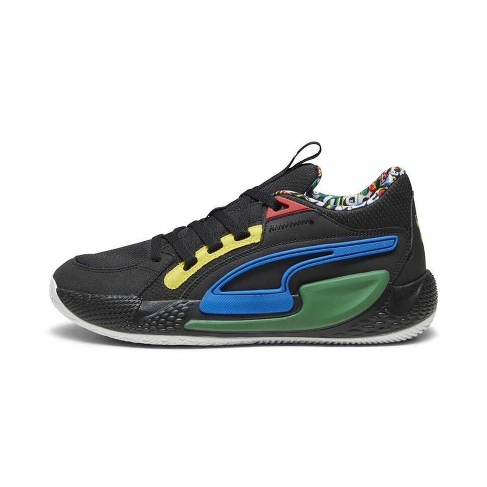 Obuwie Koszykarskie dla Dorosłych Puma Court Rider Chaos Czarny