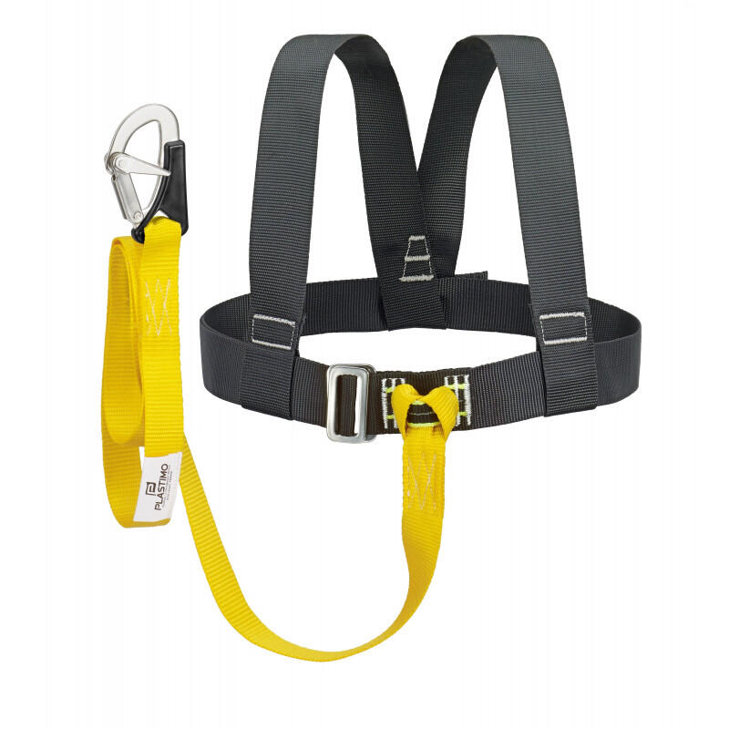 Plastimo - Kit Harnais + Longe 1 Mousqueton Ds - Ceinture De Piscine - Noir - Taille Unique - Decathlon