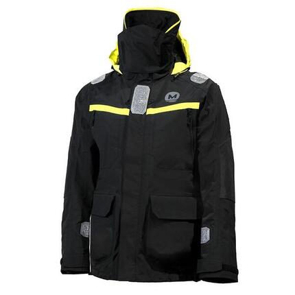 Veste de quart hauturière offshore noire - orangemarine