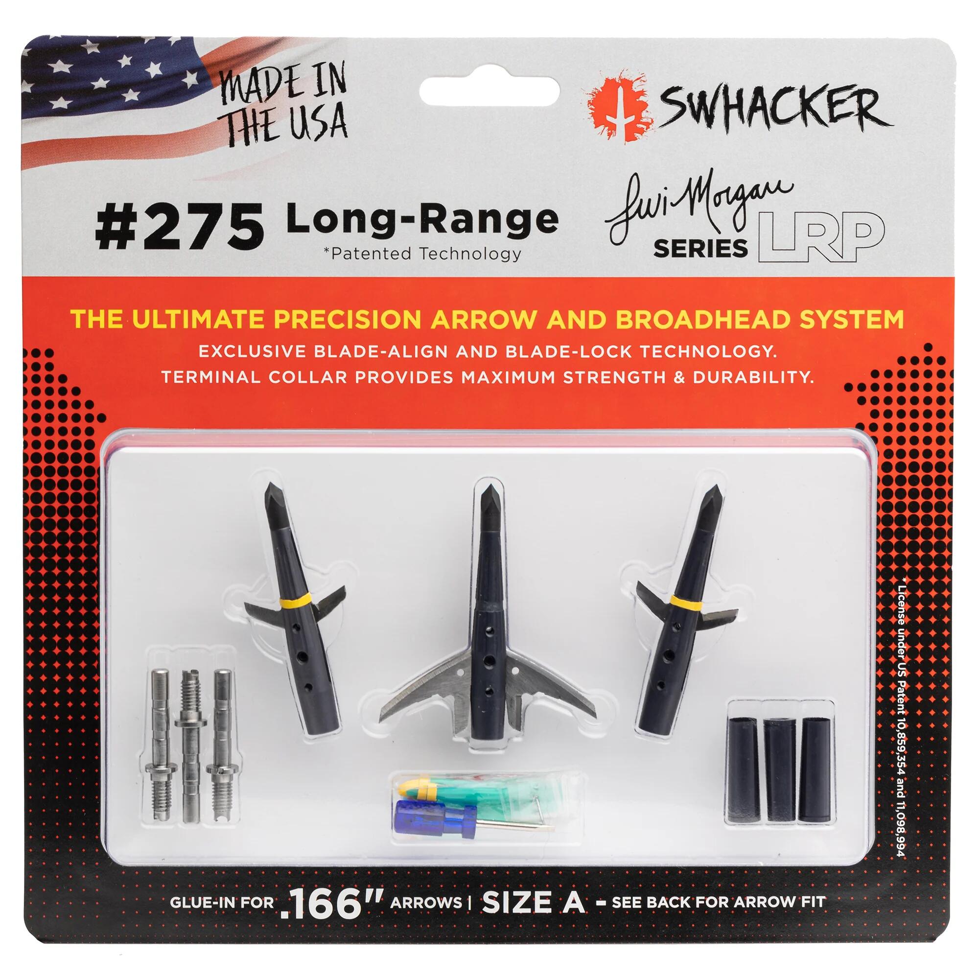 PUNTA DE CAZA SWHACKER #277 2-BLADEN LRP BROADHEAD - MAAT C - 3-PACK 2/4