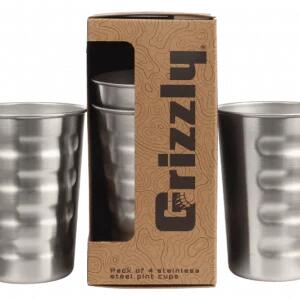 Pack de 4 pintes à paroi simple pour fête