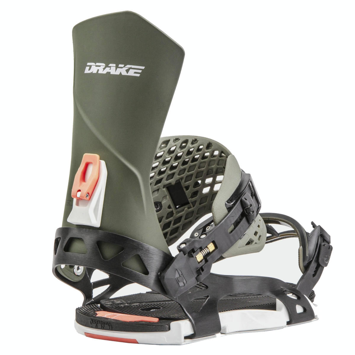 Drake Radar freeride groene snowboardbindingen 1/4
