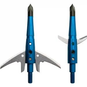 SWHACKER SWHACKER 2 LAME CURVE 100 GRANI TAGLIO 2" CONFEZIONE DA 3 PUNTE DA CACCIA