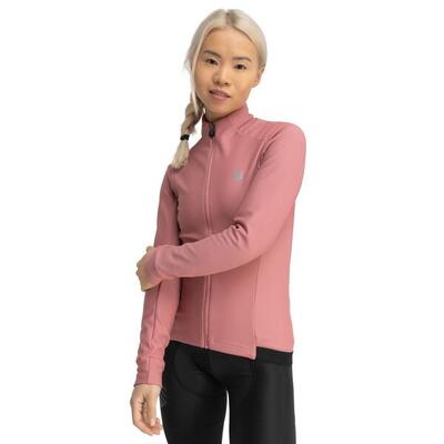 Dames wielrennen softshell fietsjas j1 betta roze