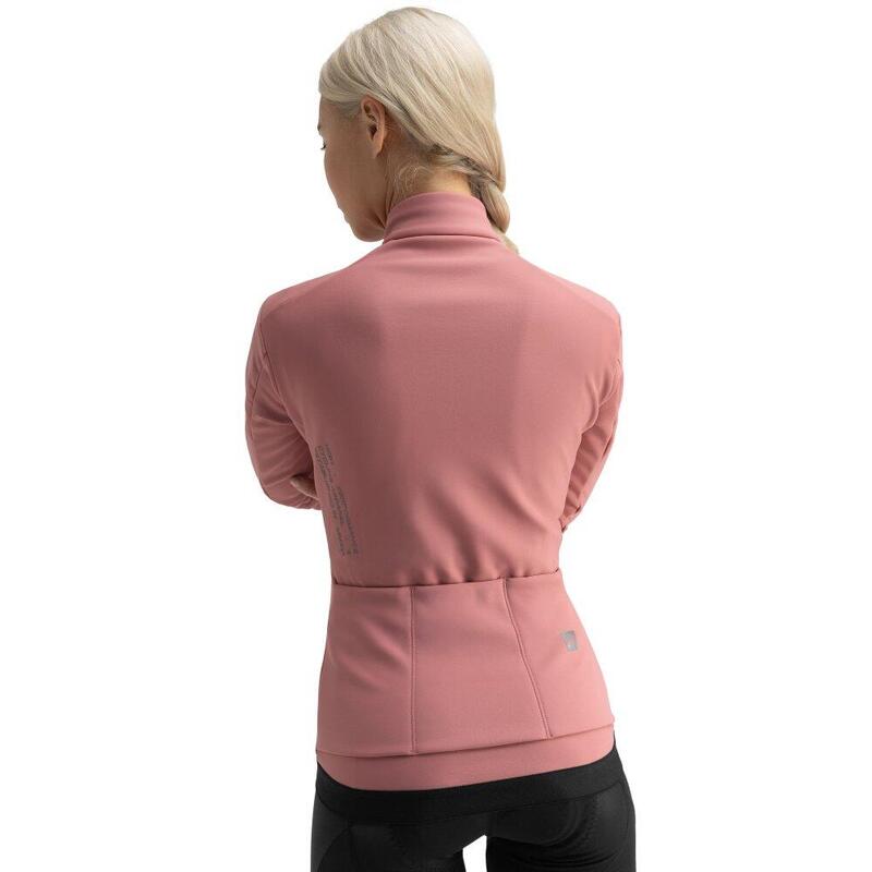 Veste vélo softshell femme Cyclisme J1 Betta Rose