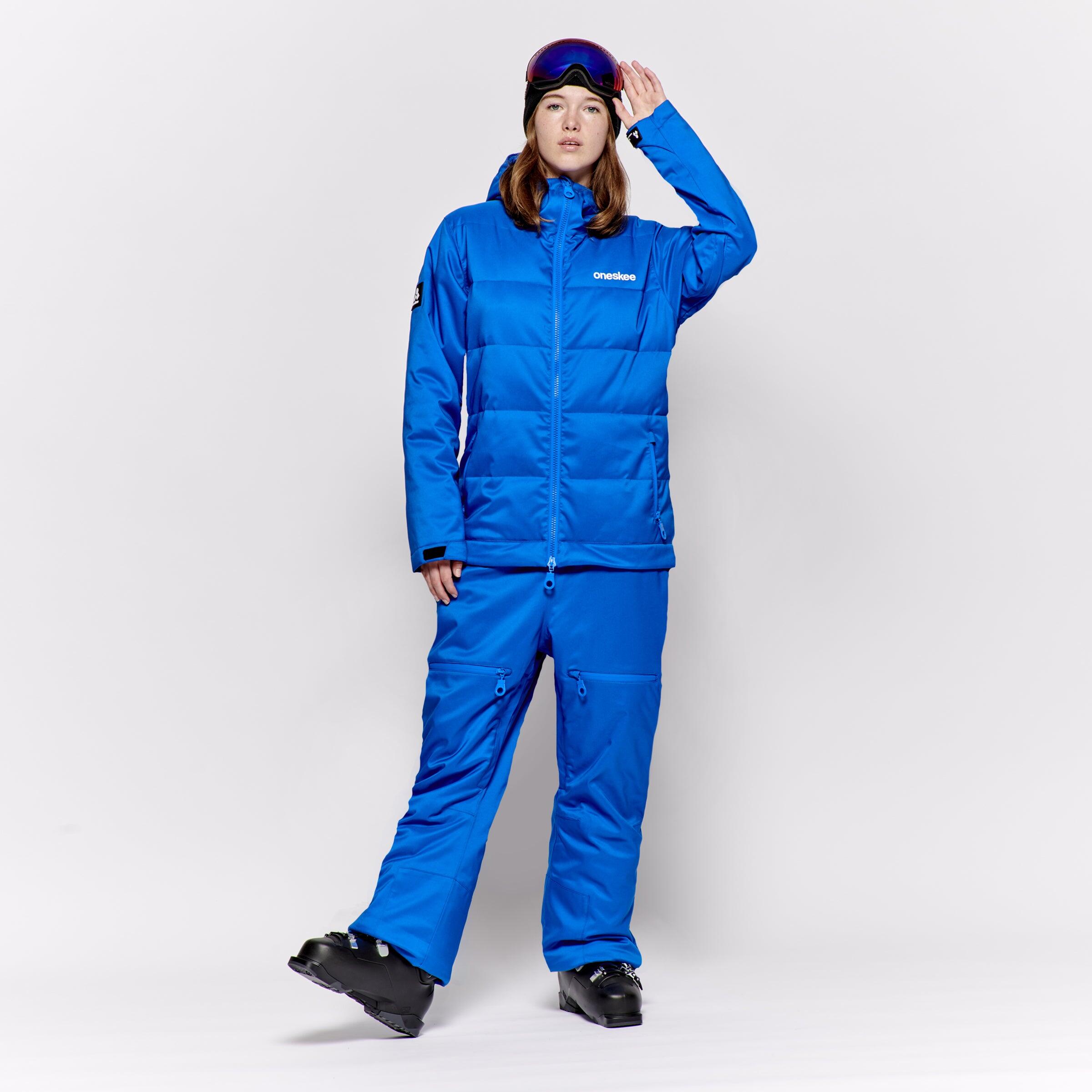 ONESKEE Women's 2-in-1 Snow Suit, Blue