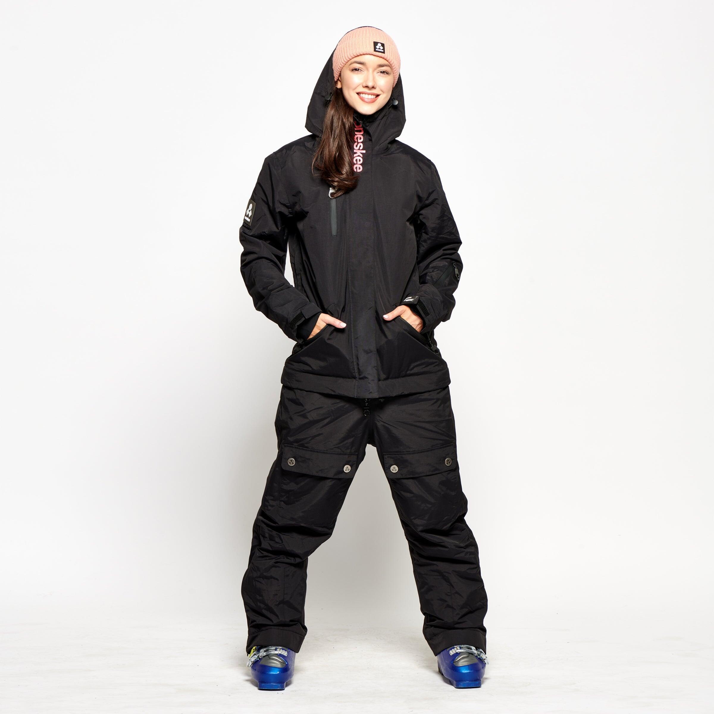 Women's 2-in-1 Snow Suit, Black 3/6