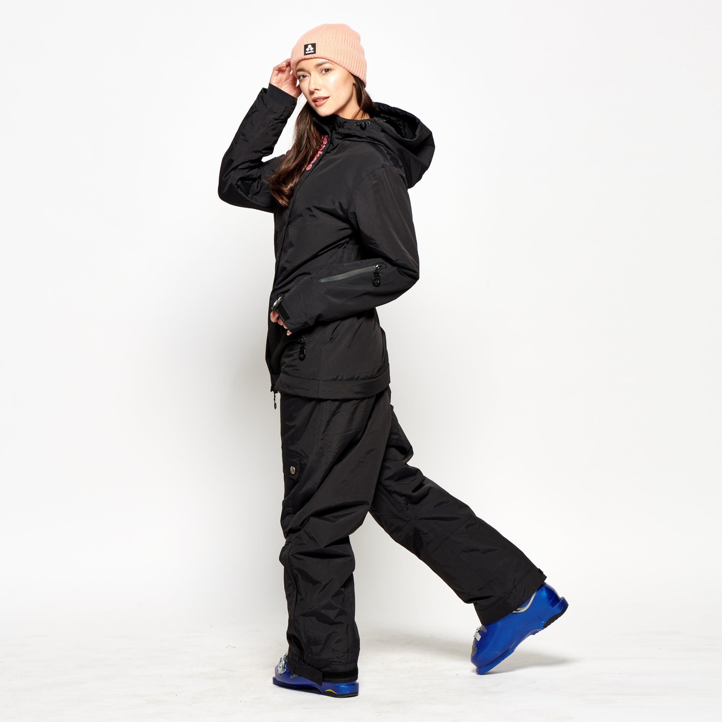 Women's 2-in-1 Snow Suit, Black 4/6