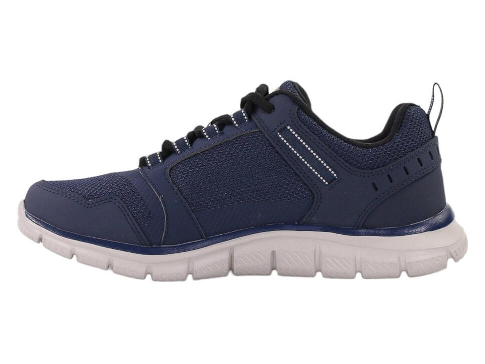 Buty na co dzień na trening męskie SKECHERS TRACK KNOCKHILL skóravo