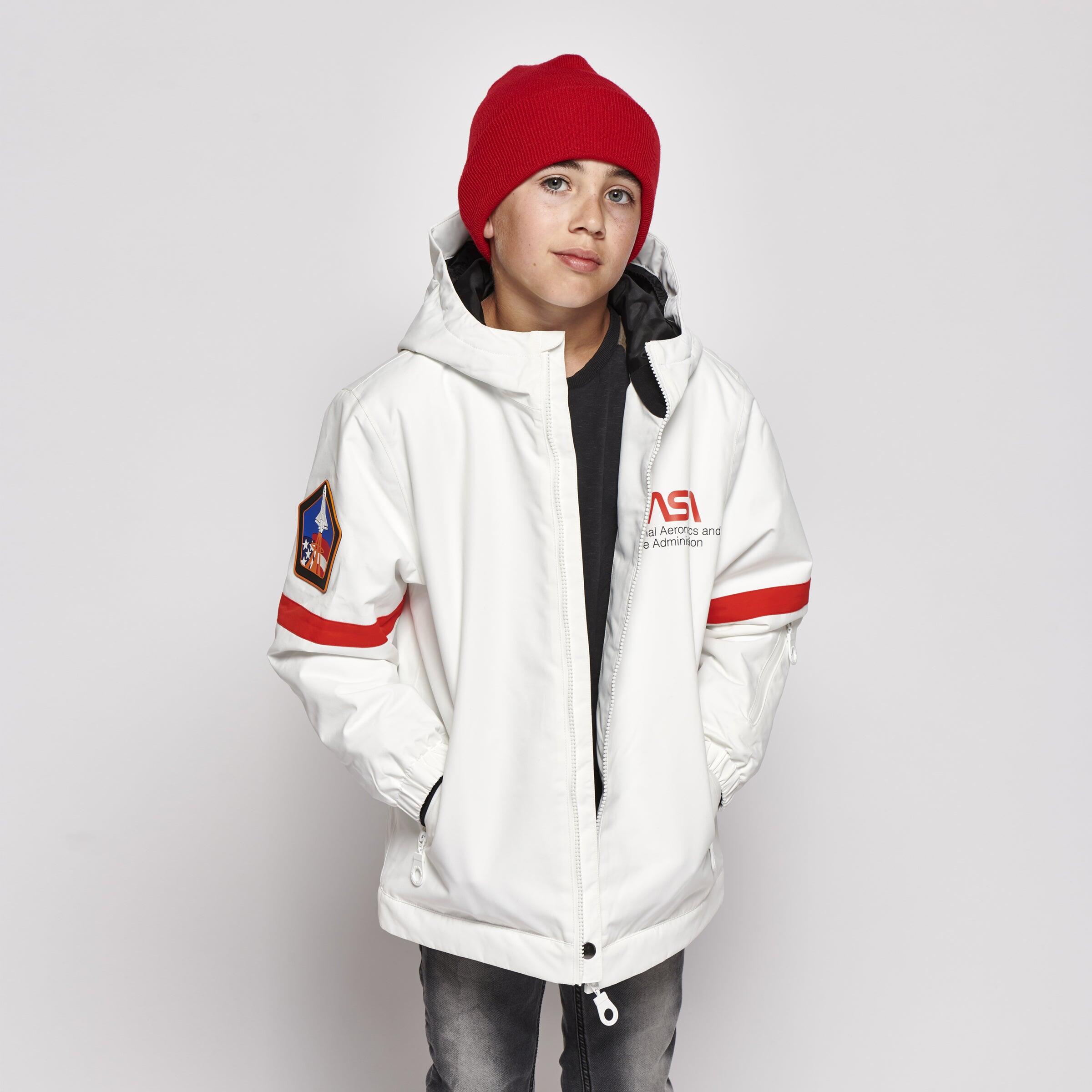 Kids 2-in-1 Snow Suit, White NASA 6/7