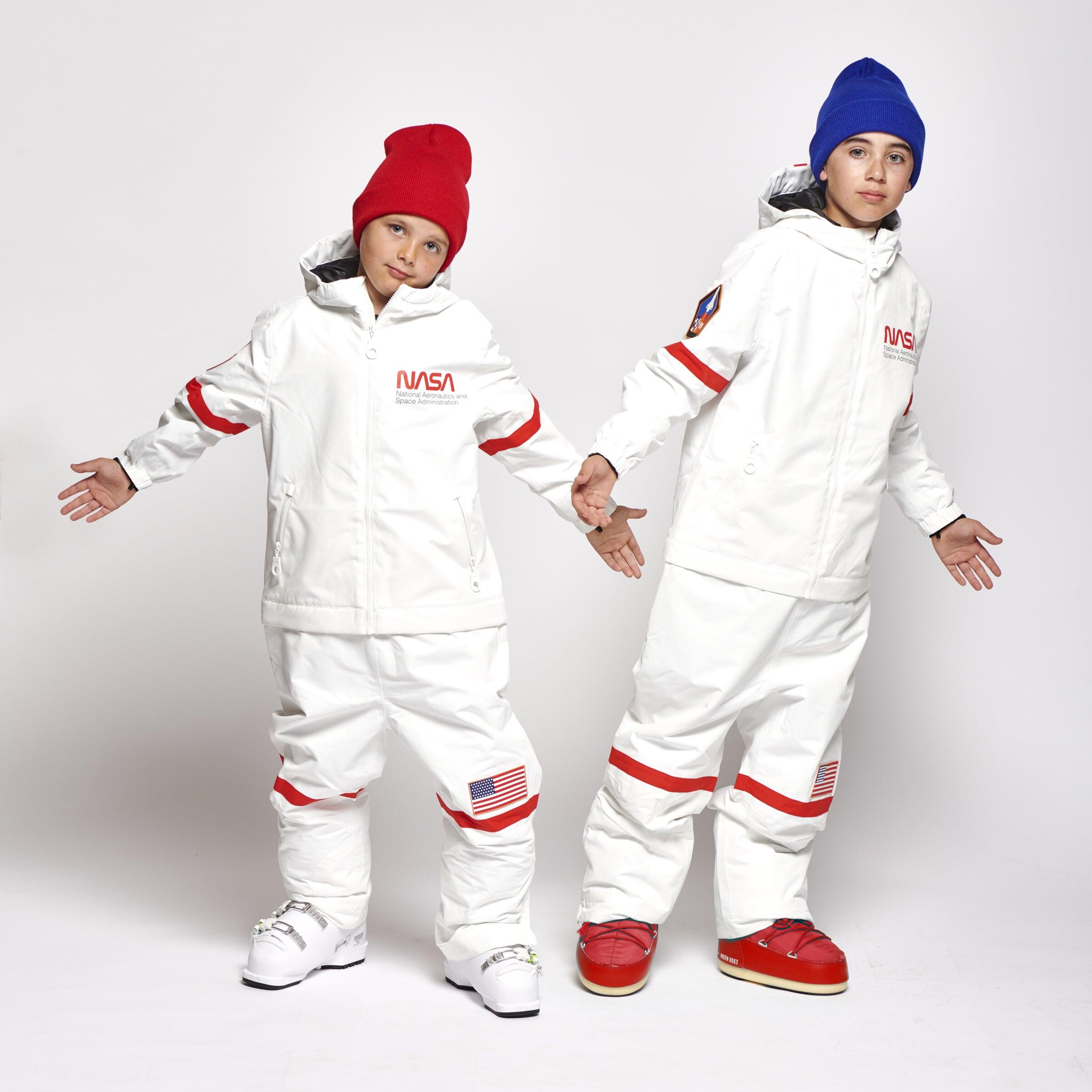 Kids 2-in-1 Snow Suit, White NASA 7/7