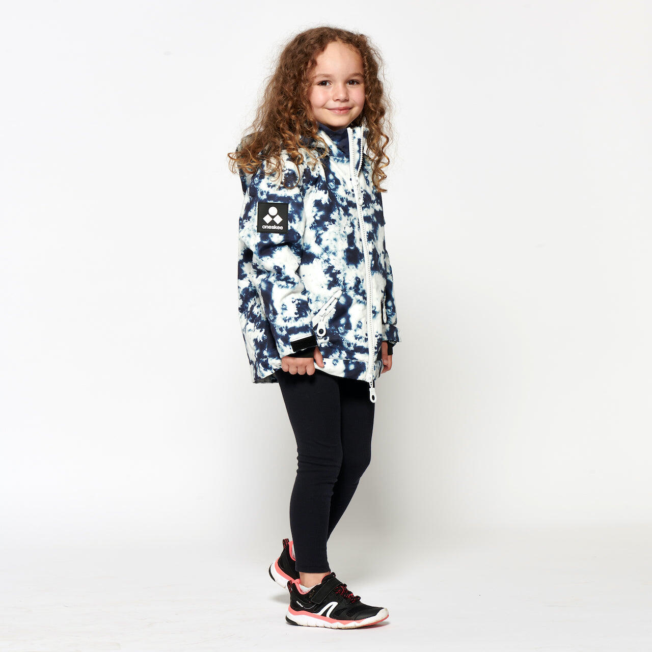 Kids 2-in-1 Snow Suit, Blue Tie Dye 5/6