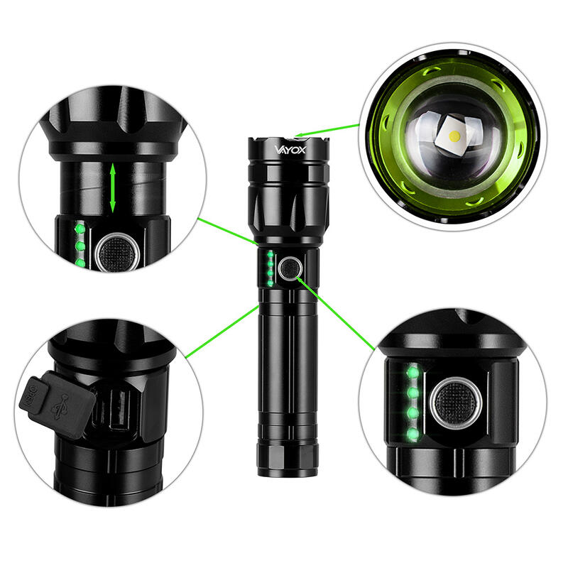 Lanterna VA0108 USB-C ZOOM 1060lm