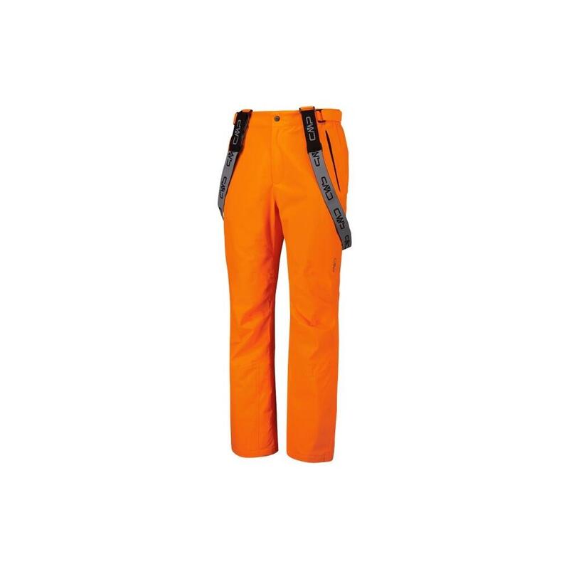 CMP Salopette de ski homme avec bretelles amovibles - Orange
