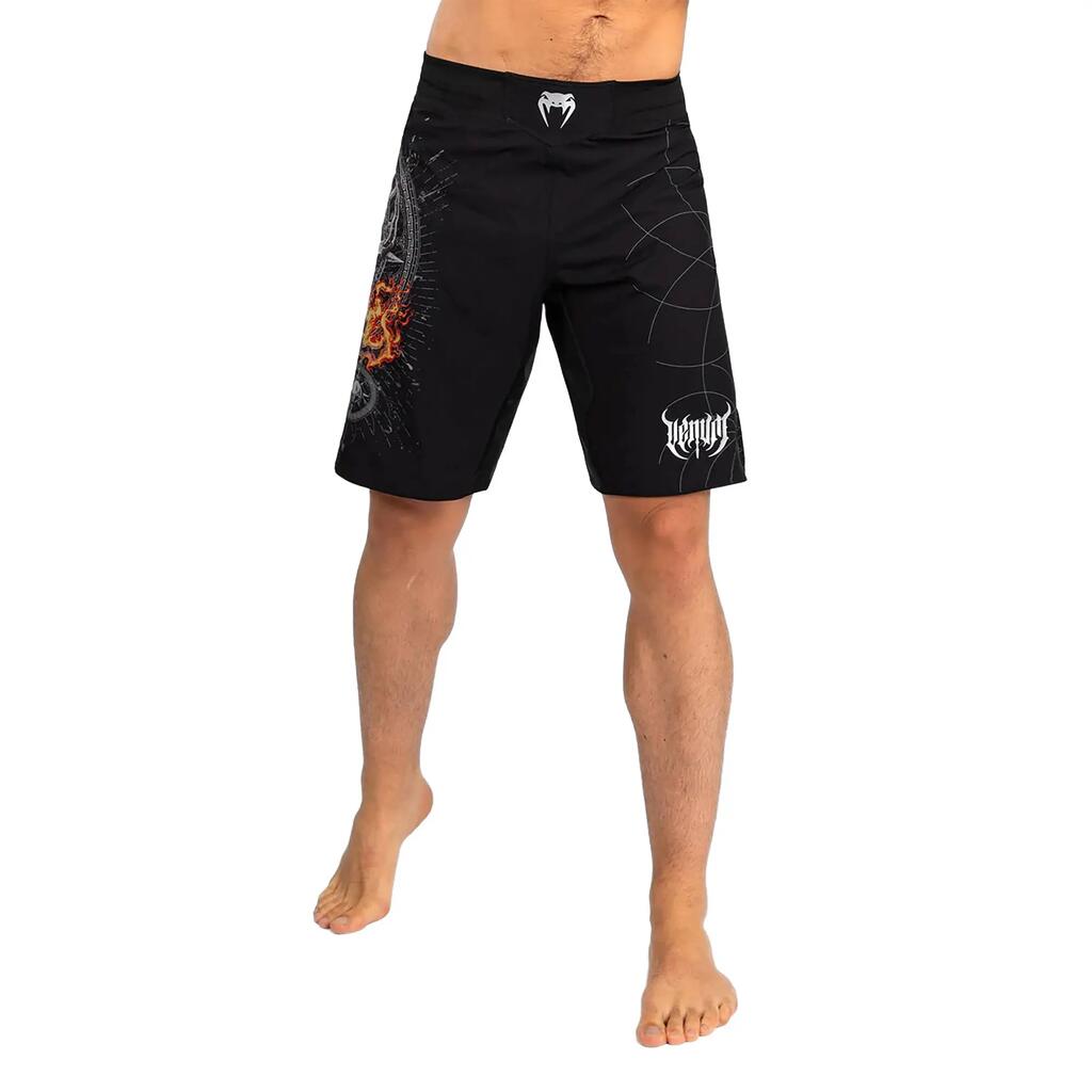 Venum Gladiator 5.0 MMA Shorts Black and Silver L
