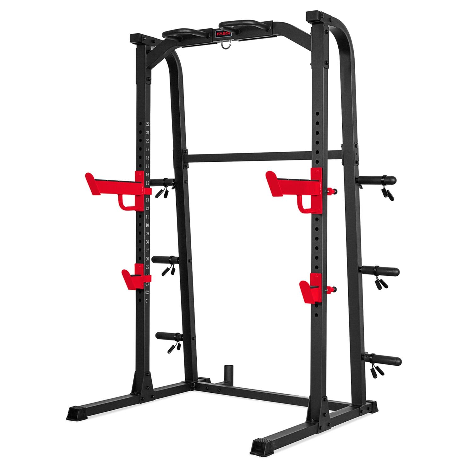 Multi rack squat station professionale deluxe Fassi Power 190 1/5