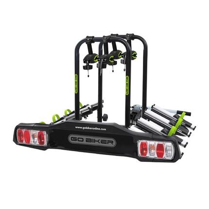 Porte-vélos GO BIKER ZENITH pour 4 vélos - 15 kg/par rail - pliable