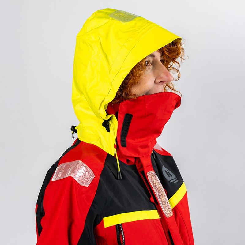Offshore rood waakvest - orangemarine 4/7