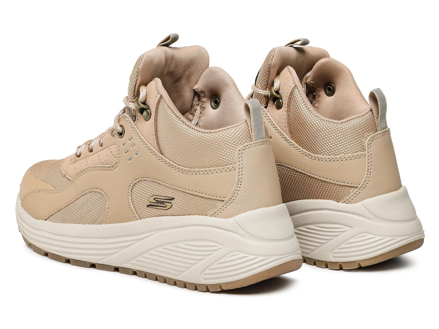 Buty trekkingowe damskie SKECHERS BOB SPARROW 2.0 MT eko skóra 3/4