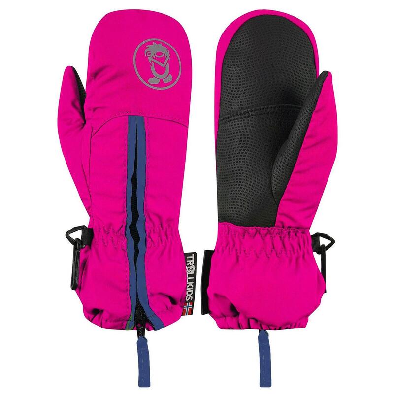 Moufle enfant Troll Magenta / Bleu marine Taille 3 ; 2-3 ans