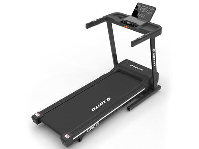 LOTTO Corso 100 Tapis roulant elettrico pieghevole.max.110kg.Bluetooth.120x42cm