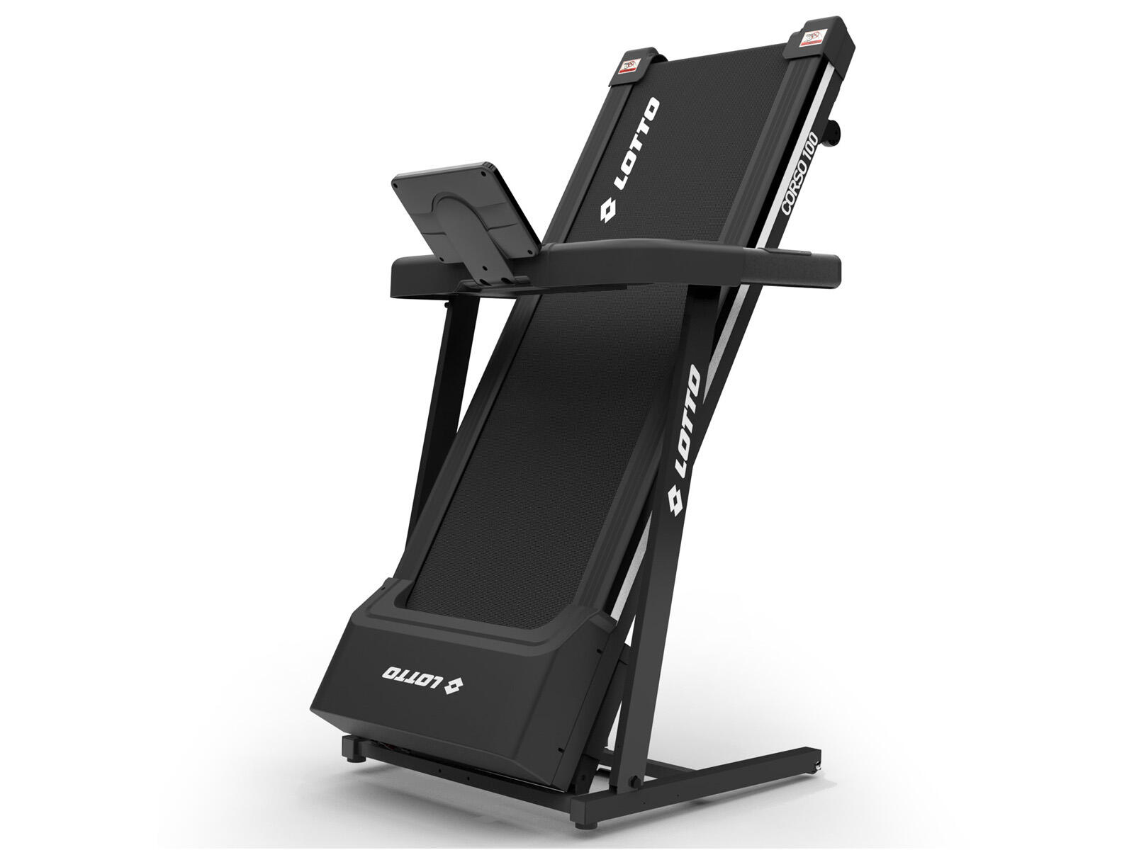 LOTTO Corso 100 Tapis de Course Electrique Pliable, Max 110kg,Bluetooth 5/7