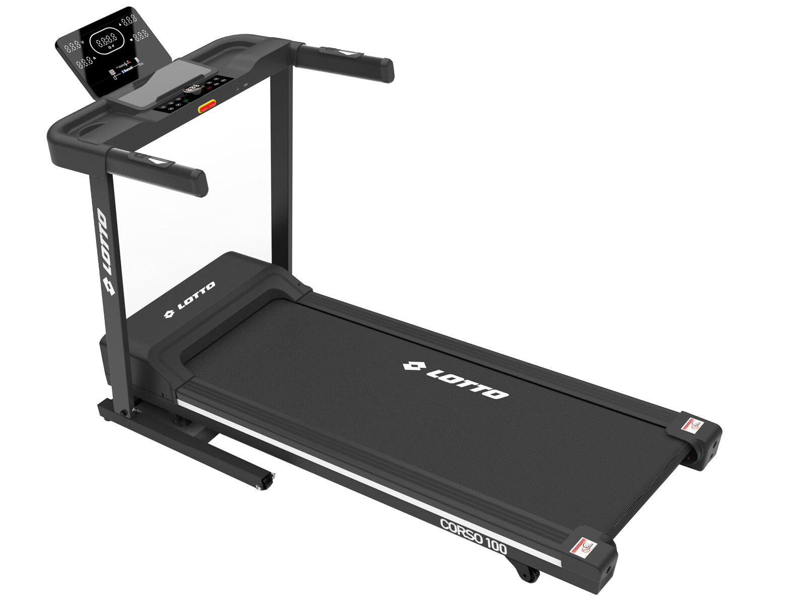 LOTTO Corso 100 Tapis de Course Electrique Pliable, Max 110kg,Bluetooth 3/7