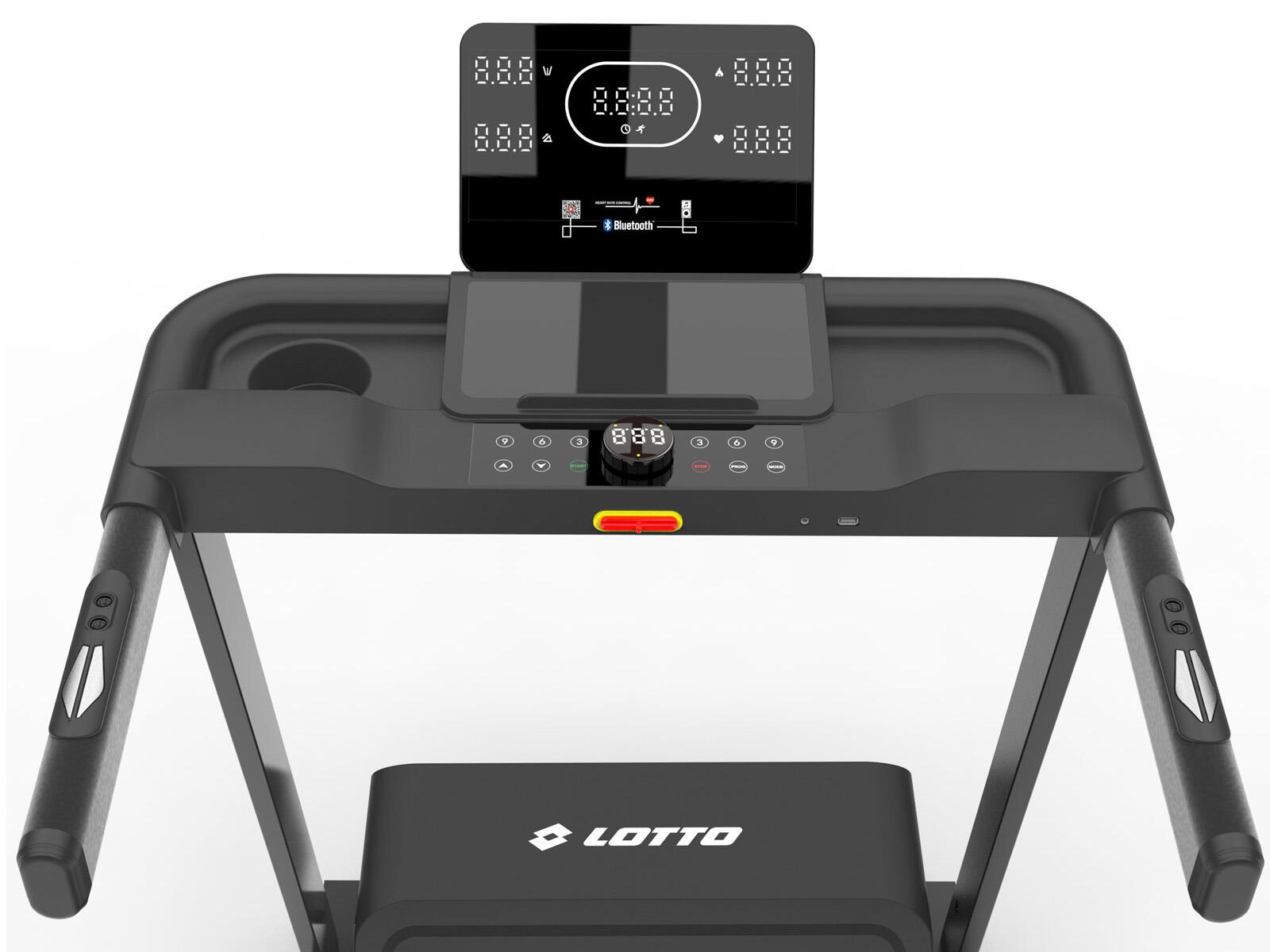 LOTTO Corso 100 Tapis de Course Electrique Pliable, Max 110kg,Bluetooth 2/7
