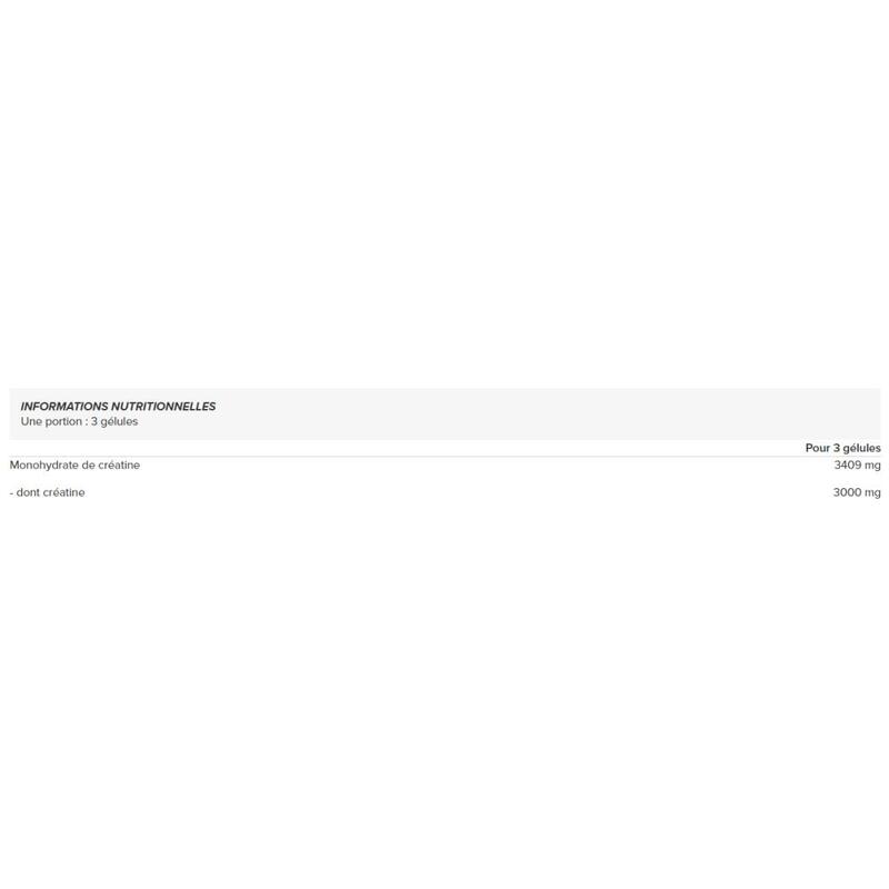 Créatine monohydrate - Creatine 1000 Mega Caps - 180 Gélules