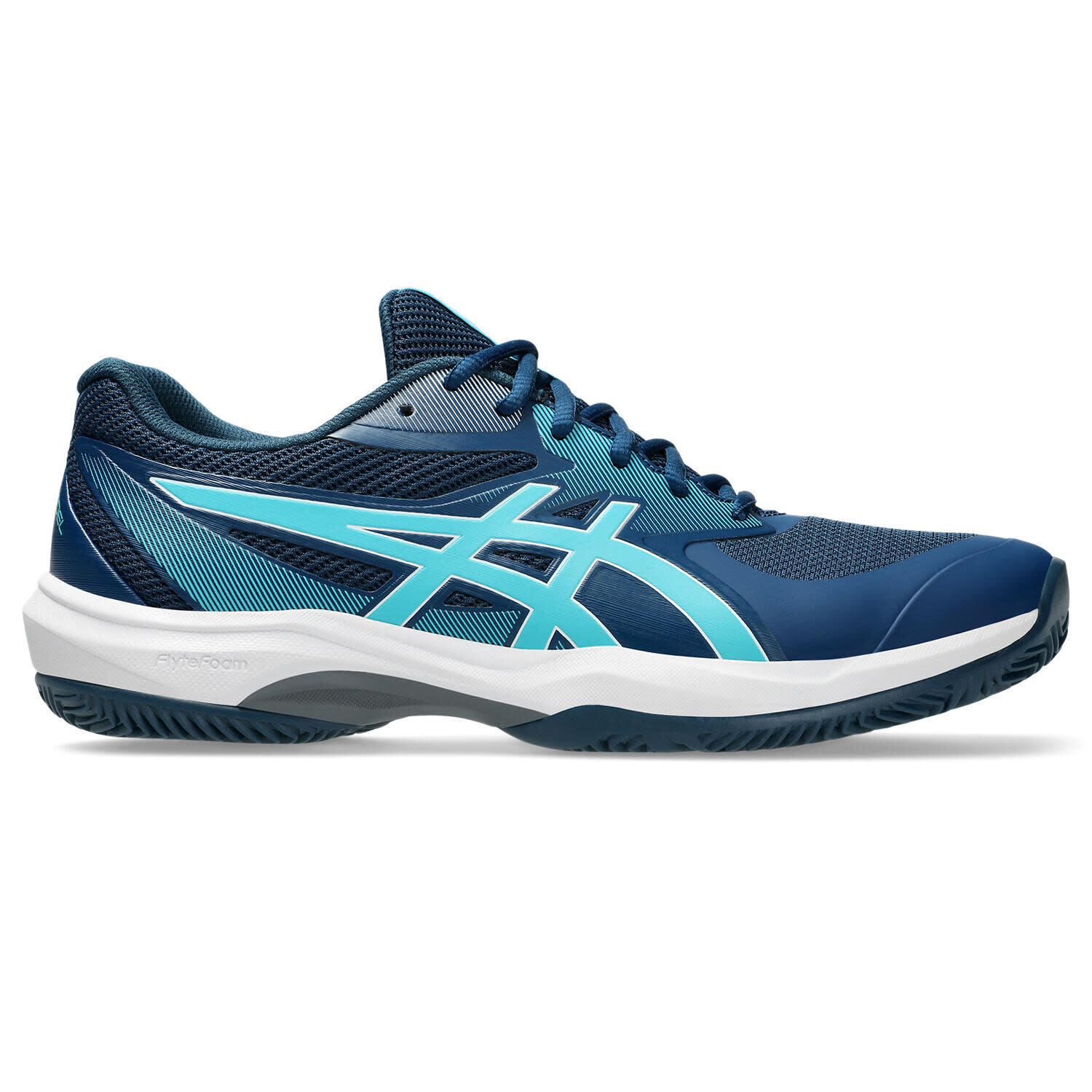 Asics - Chaussures De Tennis Et De Padel Homme - Asics Game Ff Padel - Mako Blue/aqua - Chaussures De Sport - Blanc|bleu - 44,5 - Decathlon