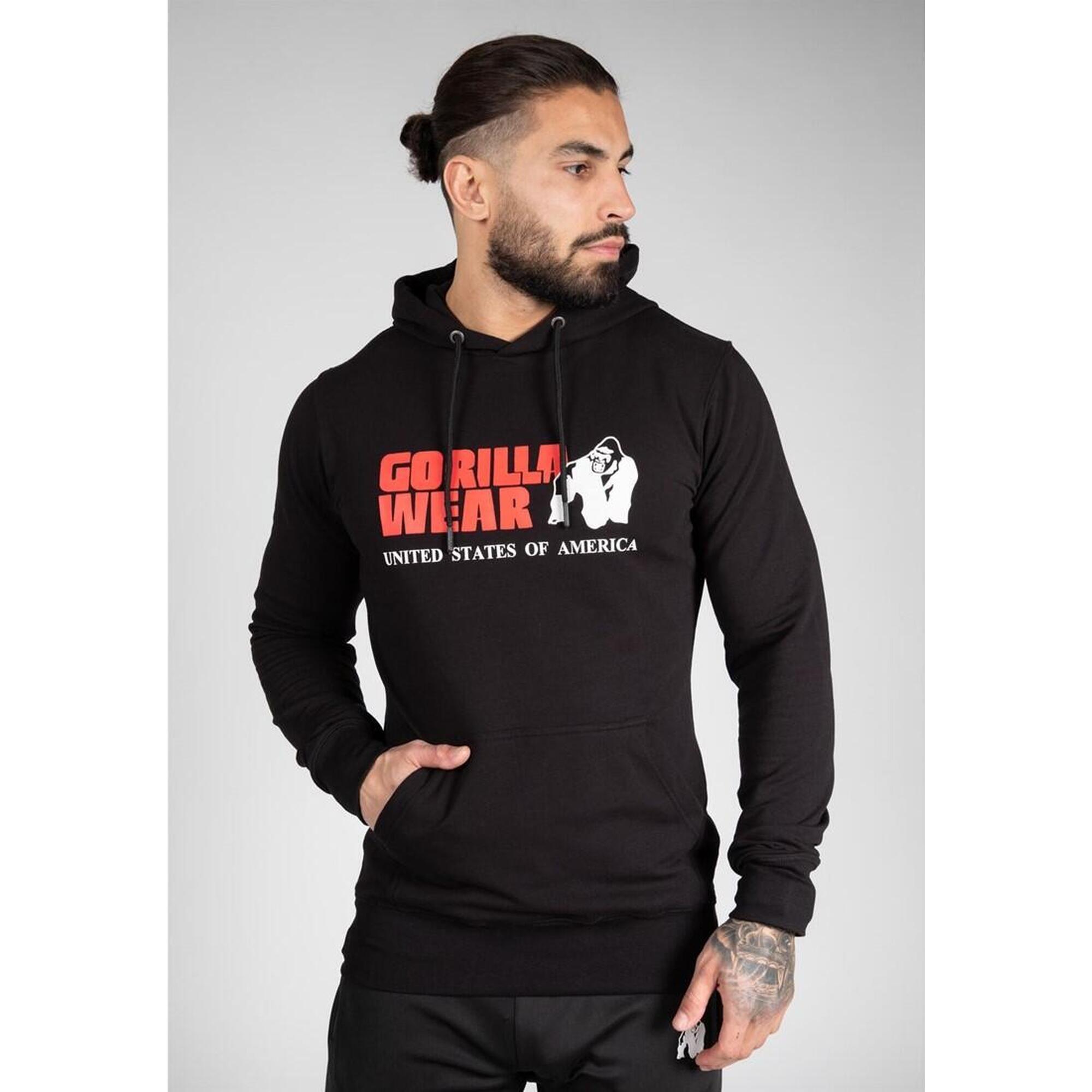 Classic Bluza z kapturem - Czarny