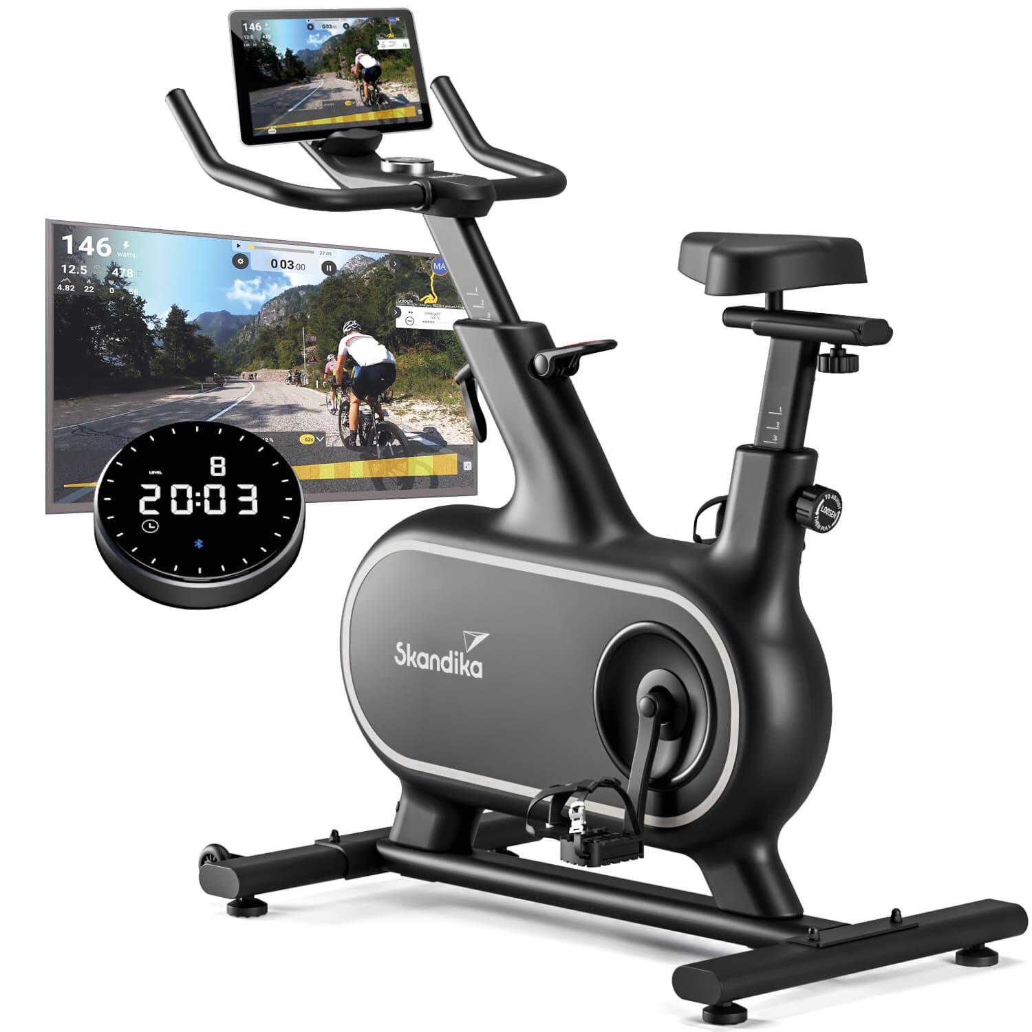 Rower stacjonarny treningowy Cykling P12-H, elektromagnetyczny, 32 poziomy oporu