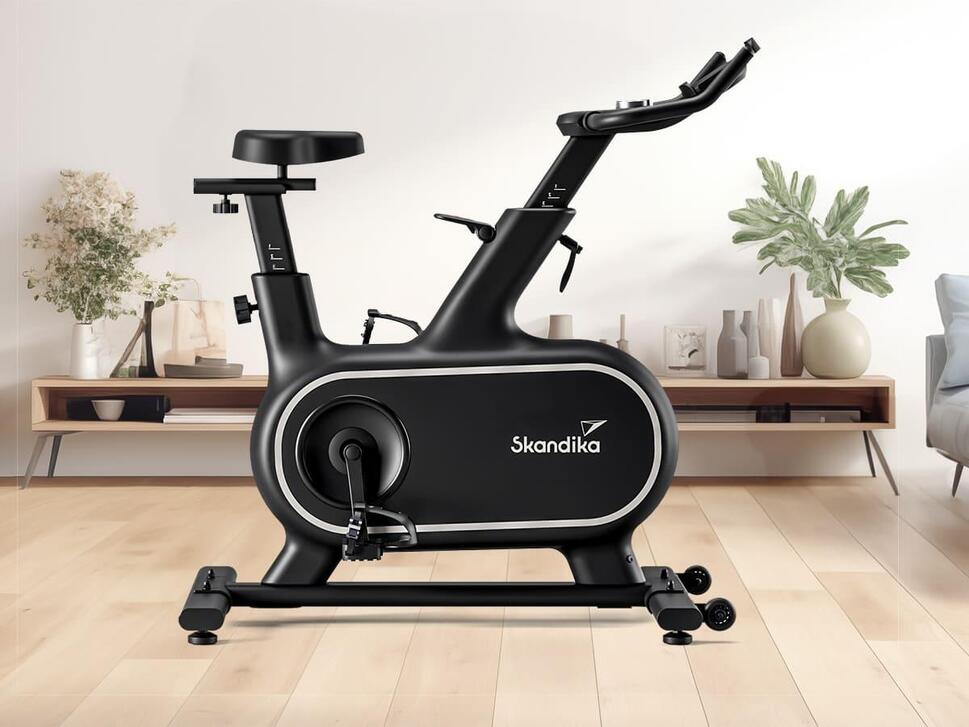 Rower stacjonarny treningowy Cykling P12-H, elektromagnetyczny, 32 poziomy oporu thumbnail